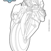 Max Steel y su motocicleta