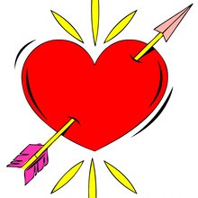 corazón, Dibujos para colorear SAN VALENTIN