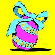 Huevos de Pascua, Dibujos para colorear PASCUA