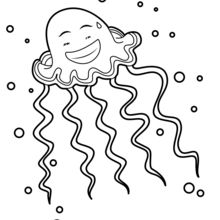 Dibujo para colorear : Medusa