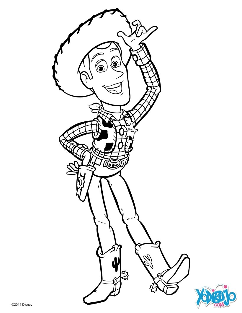 Dibujos Para Colorear Woody De Toy Story | vlr.eng.br