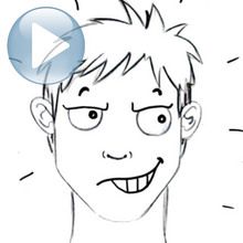 Truco para dibujar en vídeo : Dibujar una expresión facial: seducción
