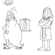 Dibujo para colorear : Egipto y Faraones
