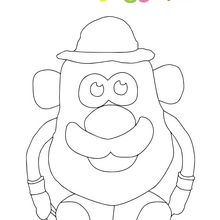 Dibujo para colorear : Mr Potato