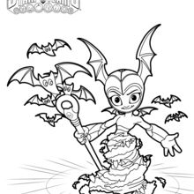 Dibujo para colorear : Bat Spin