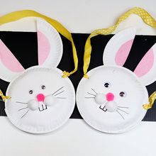 Manualidad infantil : Cesta de conejo de Pascua