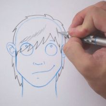 Truco para dibujar en vídeo : Dibujar un corte de pelo tipo Emo