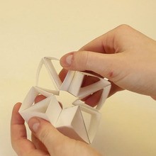 Doblado de papel : papiroflexia triángulos