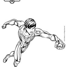 Dibujo para colorear : Max Steel sin casco