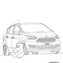 Dibujo para colorear : Nuevo Ford C-MAX