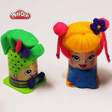 Manualidad infantil : Peinados con plastilina - La peluquería de Play-Doh
