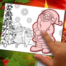 Dibujo para colorear : Crear un dibujo de Navidad para pintar