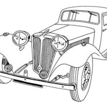 Dibujo para colorear : coche viejo