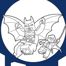 Dibujo para colorear : LEGO Batman
