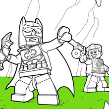 Dibujo para colorear : LEGO Batman & Joker