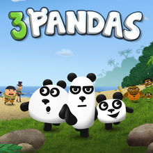 Juego para niños : 3 Pandas