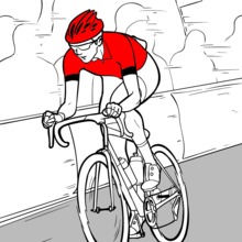Dibujo para colorear : Tour de France