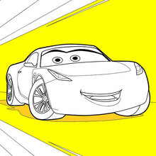 Dibujo para colorear : Cars 3: Cruz Ramirez