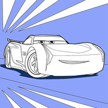 Dibujo para colorear : Cars 3: Jackson Storm