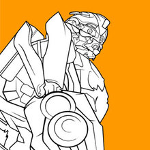 Dibujo para colorear : Transformers Bumblebee