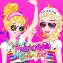 Juego para niños : Princess Color Run