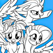 Dibujos para colorear my little pony: the movie 