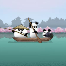 Juego para niños : 3 Pandas In Japan