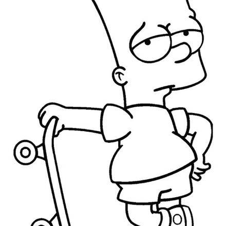 Dibujos Para Pintar Los Simpson Gratis Dibujos Para Colorear