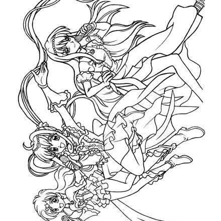 Dibujos para colorear PICHI PICHI PITCH MERMAID MELODY - 14 dibujos ...