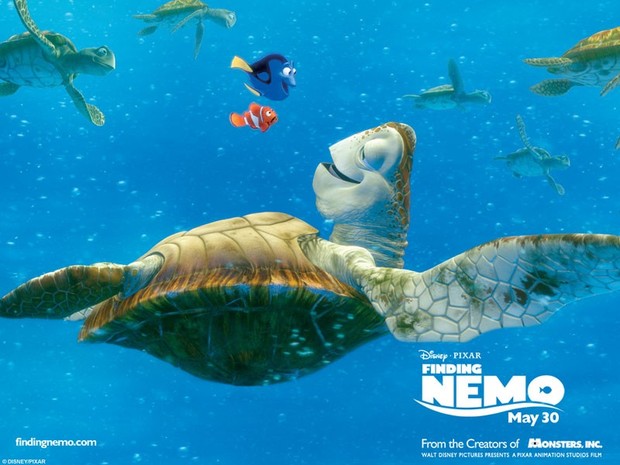Nemo, Dory, la tortuga