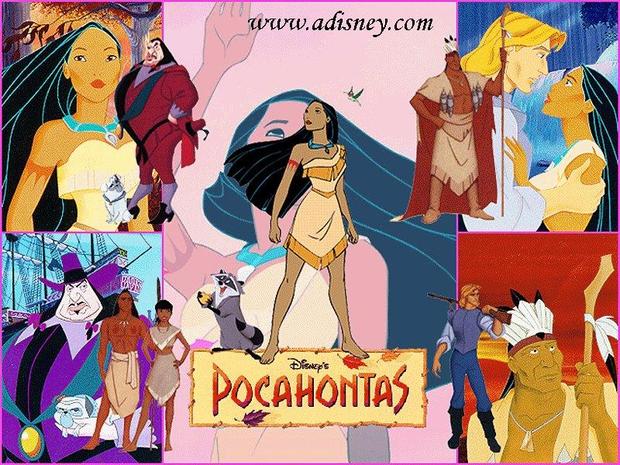 Pocahontas y sus amigos