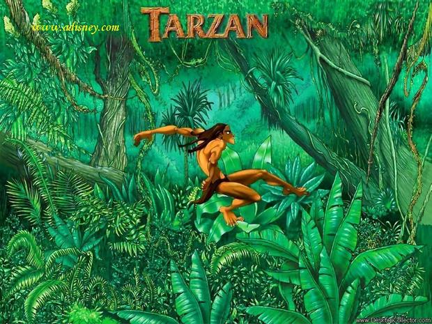 Tarzán en la selva