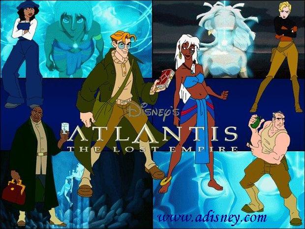 Los personajes de Atlantis