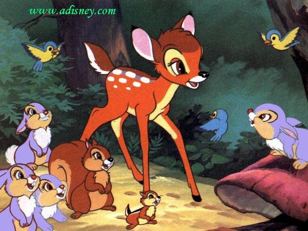 Bambi en el bosque