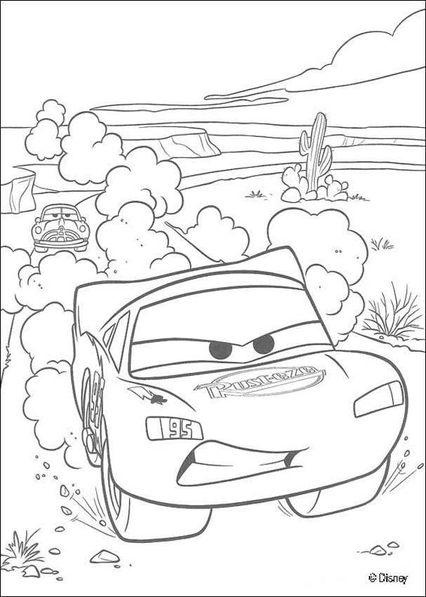 Dibujos para colorear cars 34 