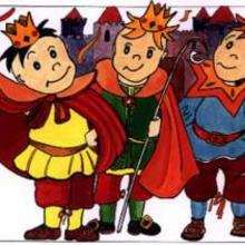 Tres príncipes - Dibujar Dibujos - IMAGENES infantiles - Imagenes infantiles para ver e imprimir - Reyes y príncipes