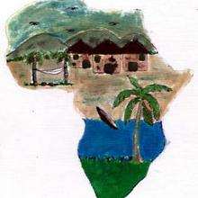 Chozas en Camerún - Dibujar Dibujos - Imagenes para niños - Imagenes del MUNDO - En África