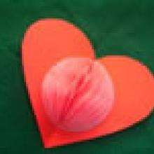 Manualidad infantil : Corazón para San Valentín