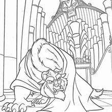 Dibujo para colorear : El órgano y la Bestia