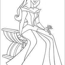 Dibujo para colorear : Princesa Aurora