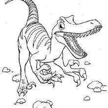 Dibujo dinosaurio carnivoro - Dibujos para Colorear y Pintar - Dibujos para colorear ANIMALES - Dibujos para colorear DINOSAURIOS - Colorear DINOSAURIOS