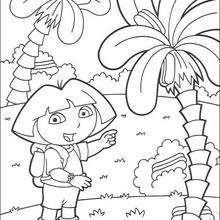 Dora N°5 - Dibujos para Colorear y Pintar - Dibujos para colorear PERSONAJES - PERSONAJES TV para colorear - Dora y sus amigos para colorear