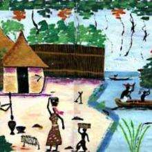 Guinea - Dibujar Dibujos - Imagenes para niños - Imagenes del MUNDO - En África