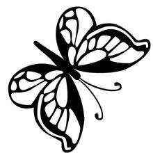 Dibujo para colorear : Mariposa monarca chistosa