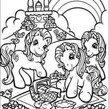 Dibujo MY LITTLE PONY para colorear online - Dibujos para Colorear y Pintar - Dibujos para colorear PERSONAJES - PERSONAJES ANIME para colorear - Mi pequeño Pony para colorear