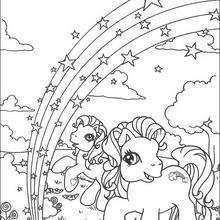 Dibujo de RAINBOW DASH para colorear - Dibujos para Colorear y Pintar - Dibujos para colorear PERSONAJES - PERSONAJES ANIME para colorear - Mi pequeño Pony para colorear