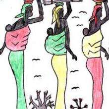 Ilustración : Mujeres de Senegal