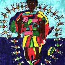 África por la paz - Dibujar Dibujos - Imagenes para niños - Imagenes del MUNDO - En África