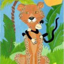 Mono escondido - Dibujar Dibujos - Imagenes para niños - Imagenes ANIMALES